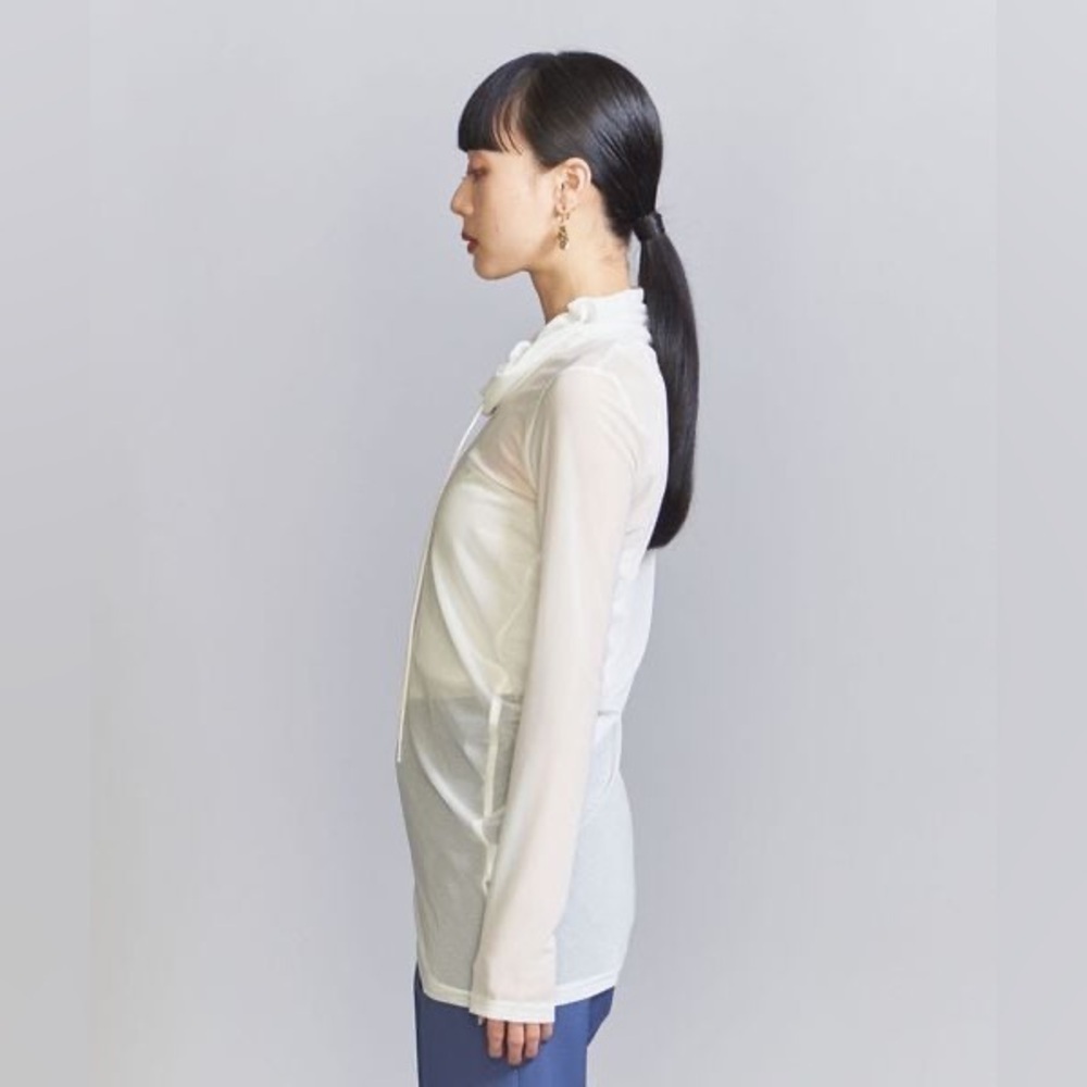 TheOpen Product• Mesh turtleneck pullover - Picture 4 of 16